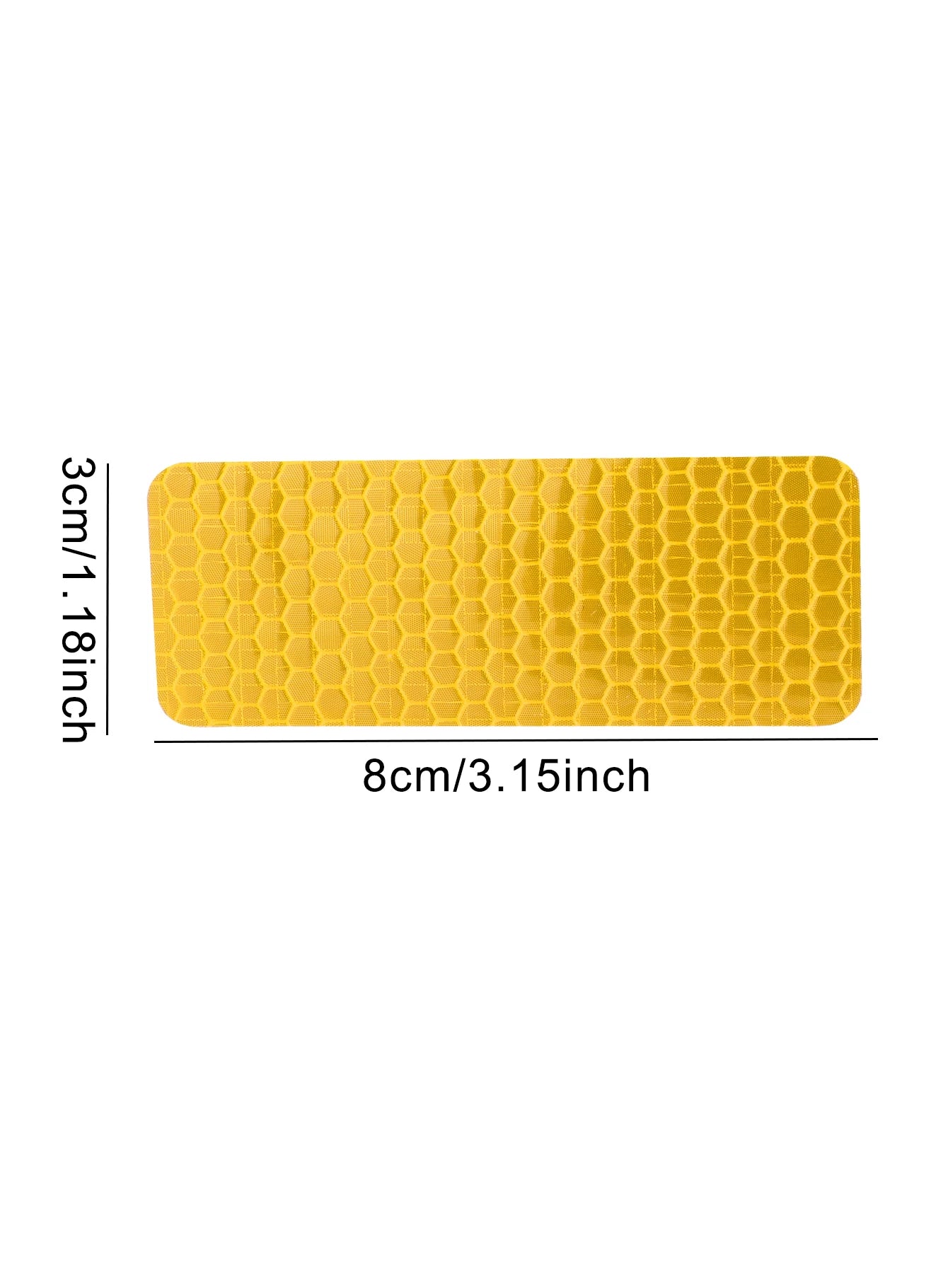Car Bumper Reflective Safety Strip Stickers – Warning Reflector Tape for Auto Exterior & Interior (10pcs)