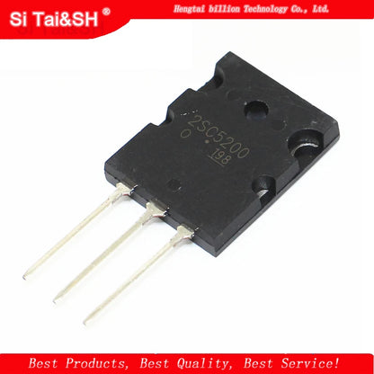 2pcs/lot 2SA1943 2SC5200 TO-3P Pair Transistors for Tube Amplifier