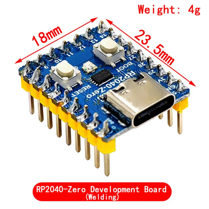 Raspberry Pi PICO RP2040-Zero Mini Development Board – Dual-Core Cortex M0+ Microcontroller with 2MB Flash