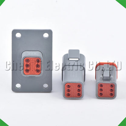 6 Pin Waterproof DT Connector DT04-6P DT06-6S DT04-6P-L012 15cm Automotive Pigtail