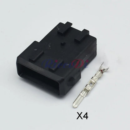 4 Pin 3.5mm Automotive Junior Power Timer Socket Plug Connector 282192-1 for Oxygen Sensor Ignition Coil