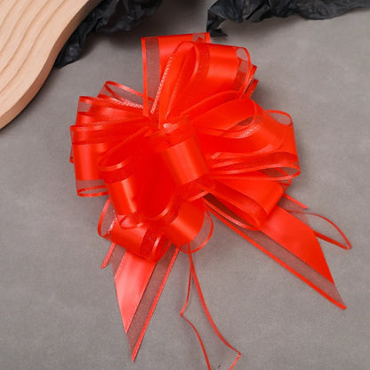 10/1PCS Pull Bows Gift Knot Ribbon Christmas Ornament Gift Box Wrapping Bows Ribbon Pull Bows Birthday Party Wedding Decoration
