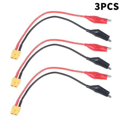 New XT60 Connector Cable Alligator Clips For Measure Tool SKYRC NC2500 Pro Motor Run-in Line 14AWG Power Connection Cable