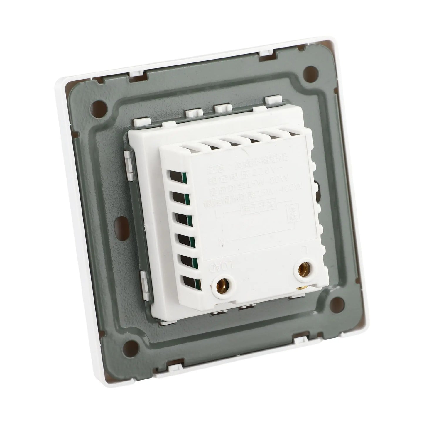 AC 220V Dimmer Switch for Light and Ceiling Fan Speed Control with Wall Mount Button for Enhanced Room Comfort