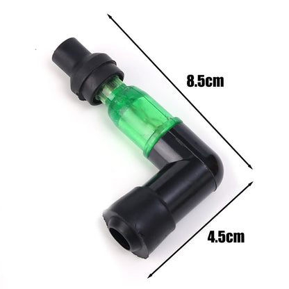 Motorcycle Ignition Spark Plug Cap – Universal High-Pressure Elbow Spark Plug Cap for Motorcycle Modification Accessories