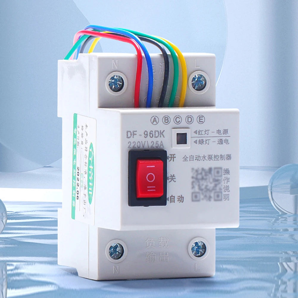 Automatic Water Level Controller Switch Sensor AC 220V 25A Water Pump Controller Electrical Equipment & Supplies Parts