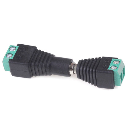 10pcs/5 Pairs 2.1x5.5mm DC Power Plug Jack Adapter Connector – Male and Female DC Power Adapter for CCTV, LED & Electronics