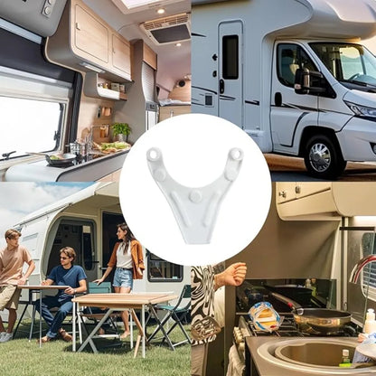 RV Heater Exhaust Vent Cover Drain Deflector Condensate Drip Rail Anti Water Streak Guard Plastic Motorhome Accessory Part