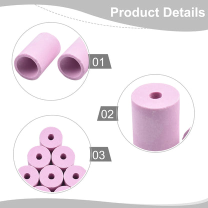 Multi Nozzle Sandblasting Tool Kit with 5 Ceramic Nozzles for Rust and Paint Removal on Metal and Glass with Ergonomic Design