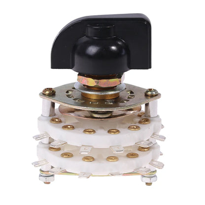 Channel Rotary Switch Selector 2/4 Pole 6-10 Position with Cap