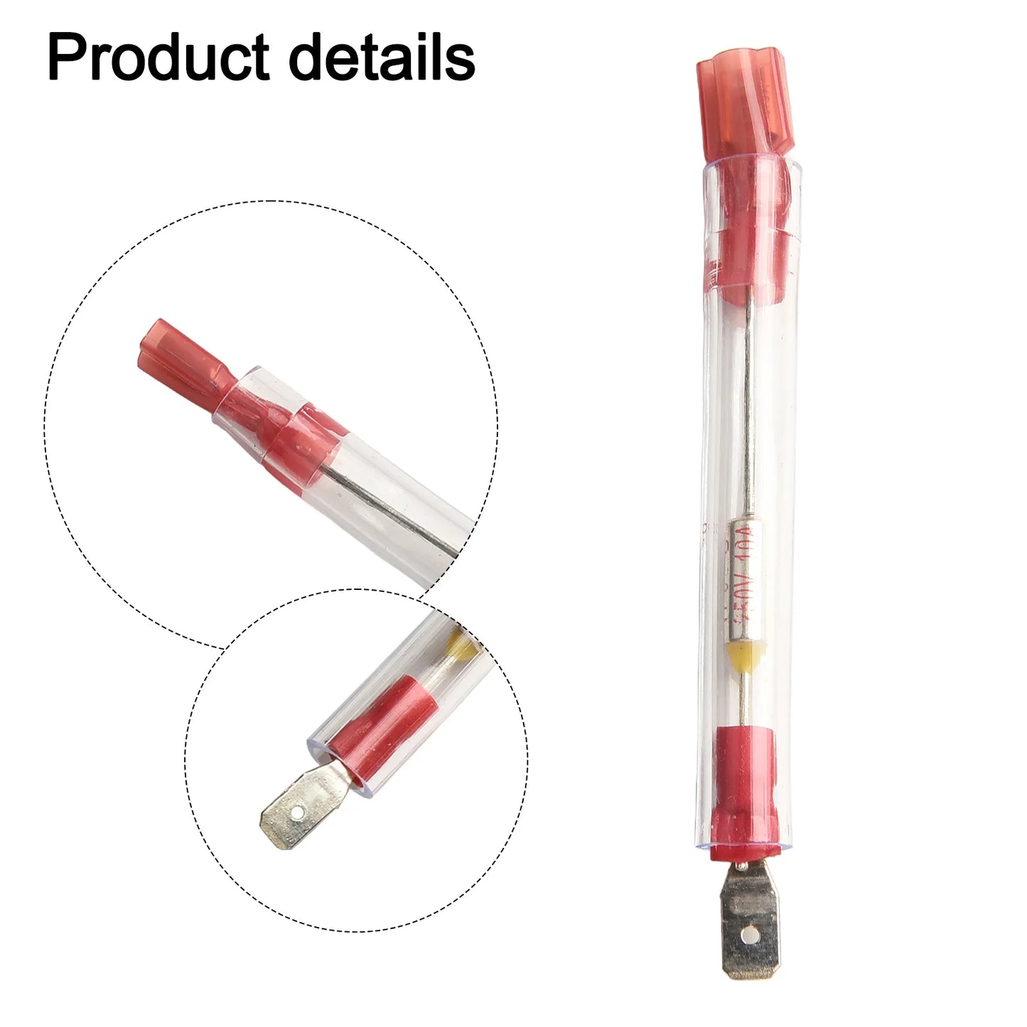 For Mobile Home As Shown RV Water Heater Fuse Thermal Fuse Replacement Manual Measurement Metal Thermal Fuse Reliable Fuse