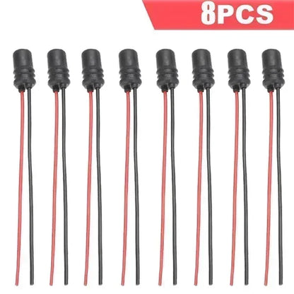 T10 W5W Dashboard Light Bulb Socket Rubber Lamp Holder Connector 16/1PCS