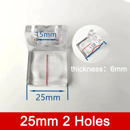 Magnifier Baffle for Sliding Table Saw Ruler, Edge Banding Woodworking Machine, 25mm & 32mm Hole Options