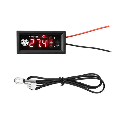12V PWM Fan Speed Controller Digital Display Temperature Control