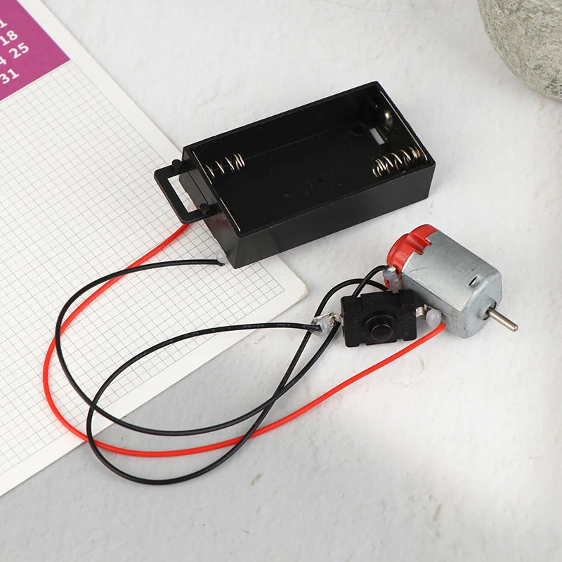 130 Motor Kit with Battery Case & Switch 16500RPM DIY Electronic Motor Kit