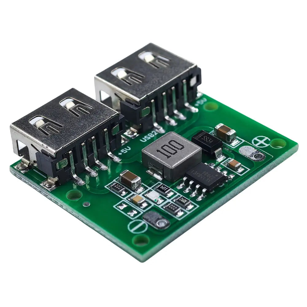 DC-DC Step-Down Charger Module Dual USB 9V/12V/24V to 5V 3A Buck Voltage Car Power Regulator 6-26V