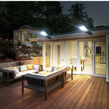 108COB Solar Street Lights Outdoor Waterproof Human Body Sensing Courtyard Garden Wall Household Lights Rural Road Wall Lights