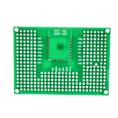 5×7cm Double-Sided Prototype PCB Board — ESP-12E/F, ESP32, Arduino Compatible