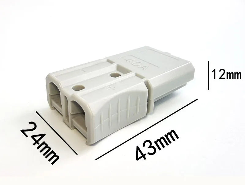40A Plug Power Connectors Red Blue Grey High Current Battery Forklift Charging Male and Female Plugs
