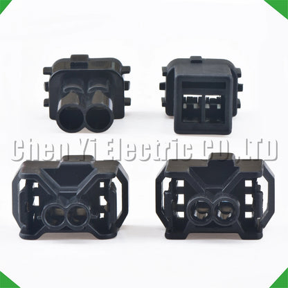 2 Pin Automotive Waterproof NH1 OBD2 Fuel Injector Connector Wire Harness Plug 6189-0553 1121700222AB001 for Honda CRV Civic