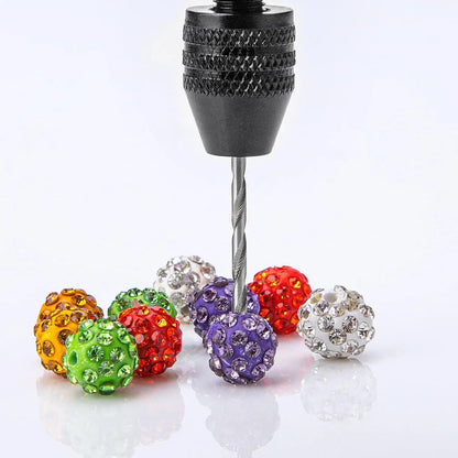 Mini Hand Drill with 0.8-3.0mm Drill Bits Set Rotary Tools for Jewellery Models Hobby DIY Wood Craft Handmade Tool Accessories