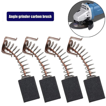 Brand New Carbon Brushes Angle Grinder G720 Power Tools Grinder 12X8X5mm Accessories Carbon & Metal Electric Motor