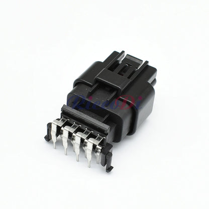 FW-C-8F-B / FW-C-8M-B Furukawa 8-Pin 2.3mm Waterproof Automotive Connector — Black Male Female Plug
