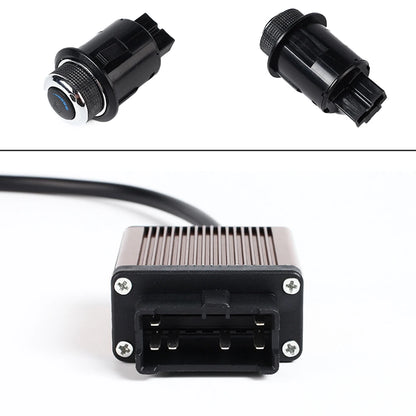 23MM Motors Warm Air Outlet Control Module Switch 12V Ventilation And Heating Switch Controller Kit For Car Seat Climate Control
