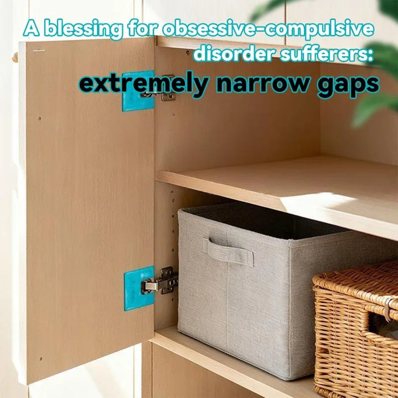 10/1Pcs Hinge Quick Installation Assistant Door Panel Gap Quick Adjustment Magnetic Cabinet Door Hinge Installation Fixed Plate
