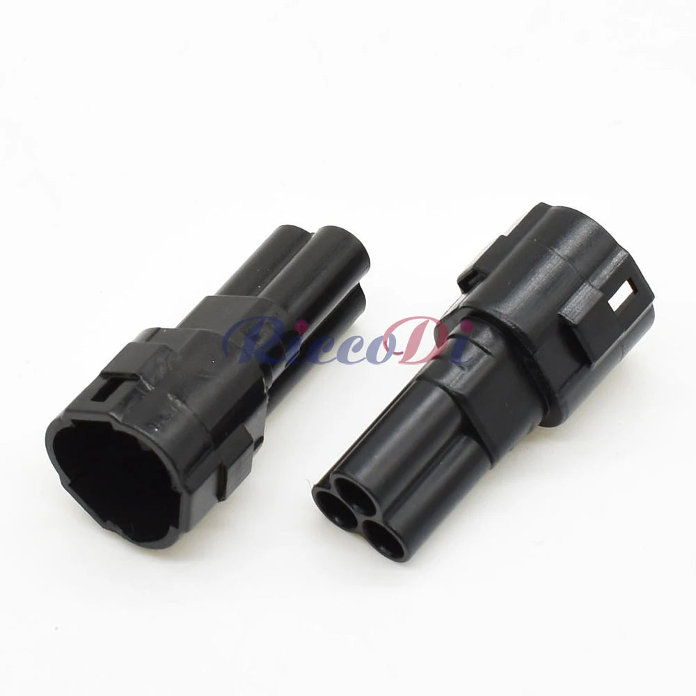 3-Pin 2.2mm MT Sealed Connector 6180-3241 6187-3271 DJ7031F-2 White Male Female Automotive Motorcycle