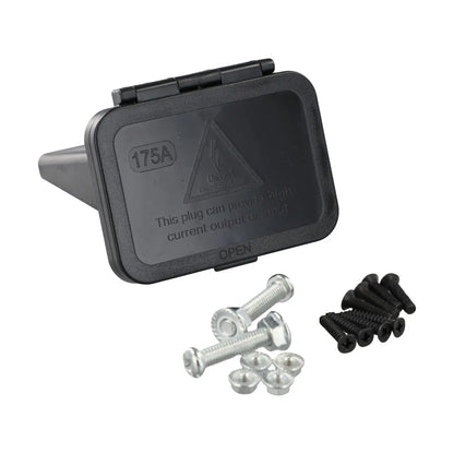 175A Anderson Plug Connector Flush Mount Bracket Panel Cover for Caravan Base Installation Wire Connectors