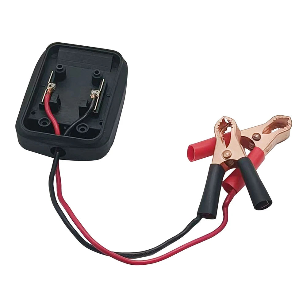 BL1830 Replacement Battery Adapter Jump Starting Batteries Strong Grip Clamps Booster Battery Cables Easy To Use For BL1815