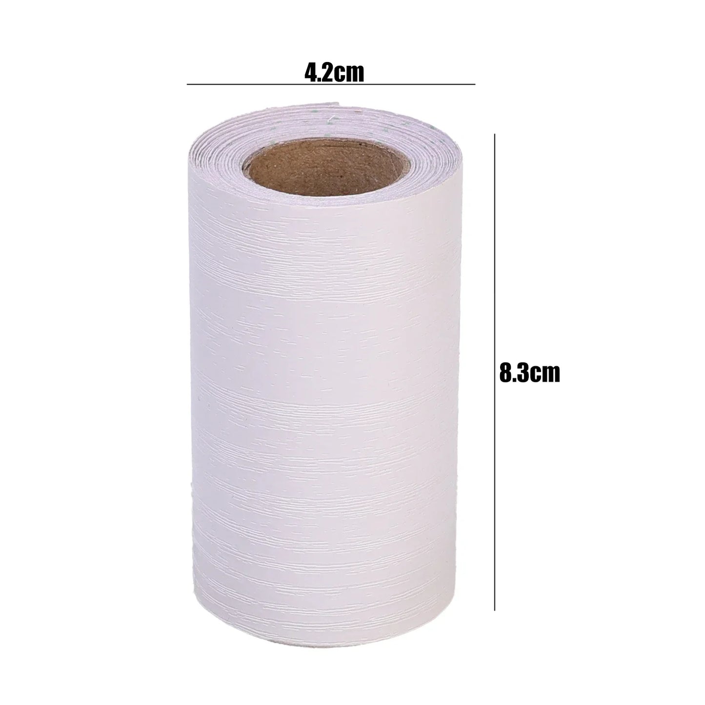 5M/Roll Wood Grain Door Frame Edge Repair Tape – Self-Adhesive Hole Patching & Furniture Refurbishment Tape for Wooden Door Repair