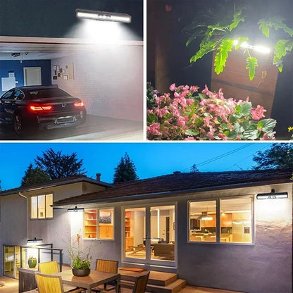 Clip on Solar Motion Lights Outdoor 3 Modes Fence Lights Solar Powered Waterproof Portable Security Light for Yard Camping Garag