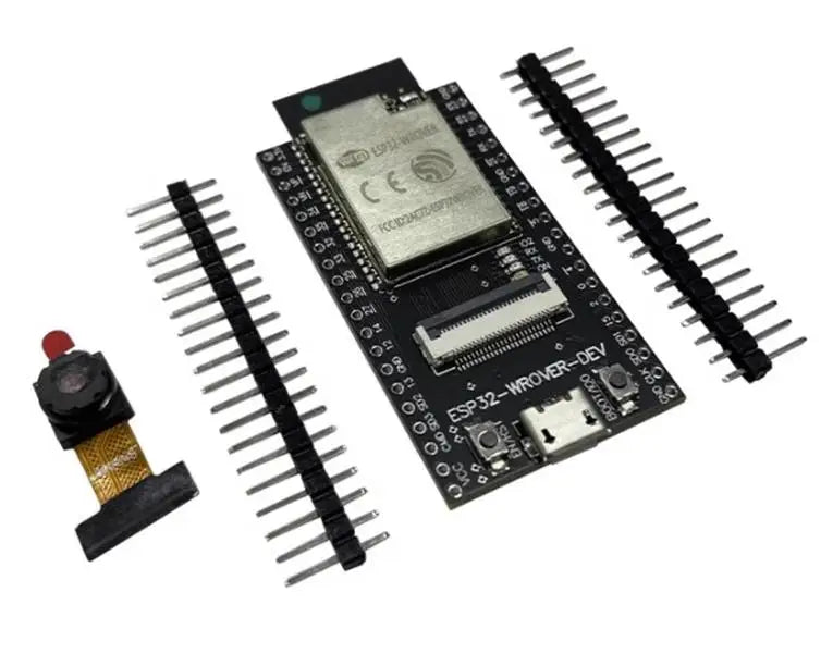 ESP32-WROVER Camera Development Board with WiFi, CH340C, and OV2640 Module