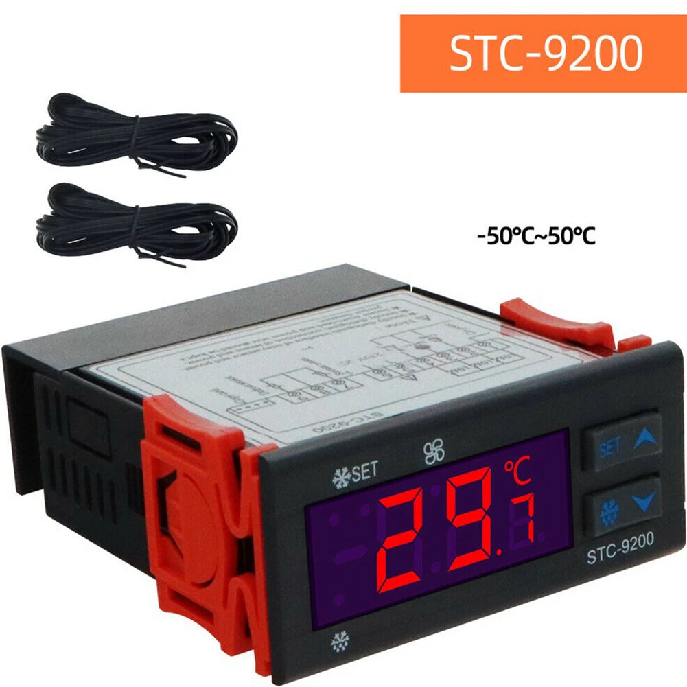 STC-9200 Temperature Controller With Refrigeration Defrost Fan Alarm Function And Two Sensor Instrument Tool For Industry Tool