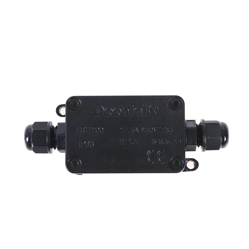 1/2sets 450V 2Way IP66 Outdoor Waterproof Cable Connector Junction Box With Terminal
