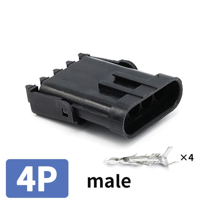 2.5 Series Waterproof Connector 1/2/3/4/6 Pin Male Female for Haltech MAP TPS GM