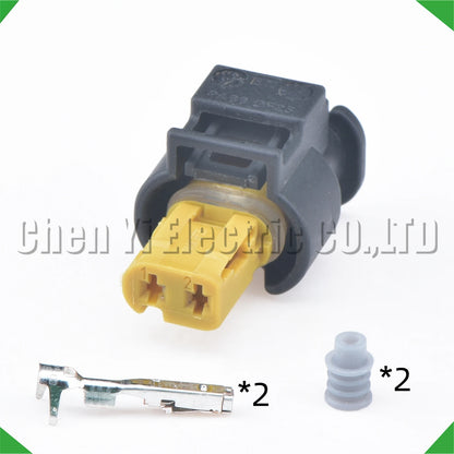 2 Pin Waterproof Injector Connector VVT Solenoid Valve Plug for VW