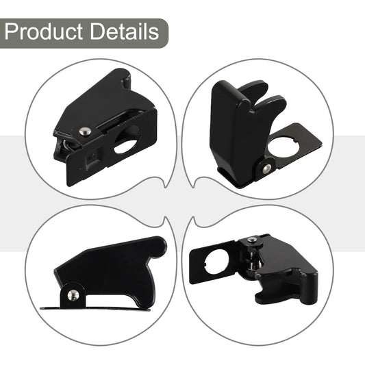 Car Dashboard For Toggle Switch Cover with 12V LED Illumination and Missile Flick Protective Cover for Vehicle Switches
