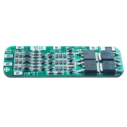 3S 20A Li-ion Battery BMS Board with Overcharge and Discharge Protection for 18650 Cells and Power Tools