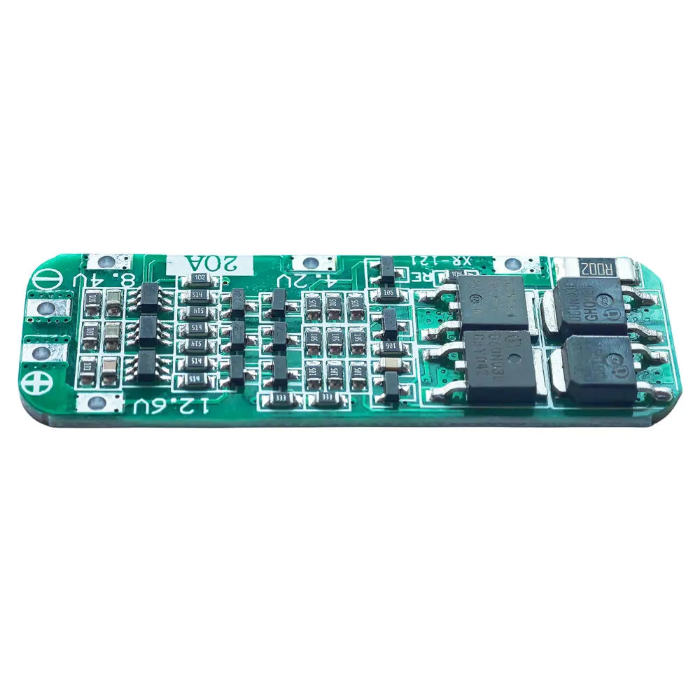 3S 20A Lithium Battery BMS Protection Board 3.6V-12.6V for 18650 Li-ion Cells and Drill Motors