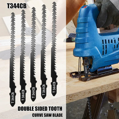 10/1PCS Replaceable Double Sided Curved Saw Blade Flush Cutting Blades Wood Jigsaw Blade Aluminum Tight Spaces Cutting Saws Tool