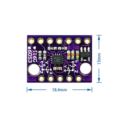 GY-BMI160 6DOF 6-Axis Gyroscope and Accelerometer Sensor Module I2C/SPI