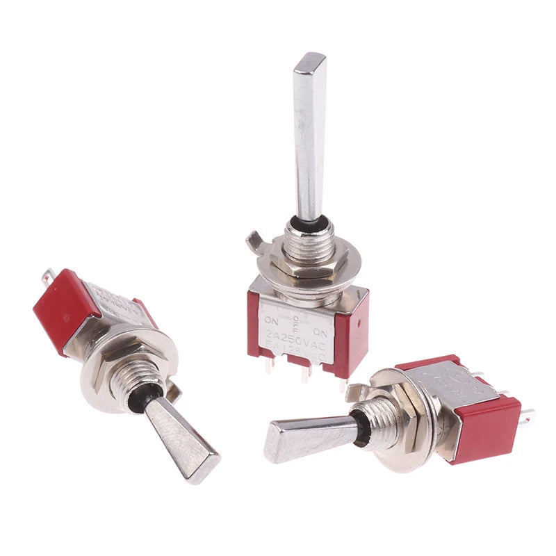 ON OFF ON Toggle Switch DPDT SPST DPST 3 Pin 3/2 Position 5A 125VAC 2A 250VAC Latching