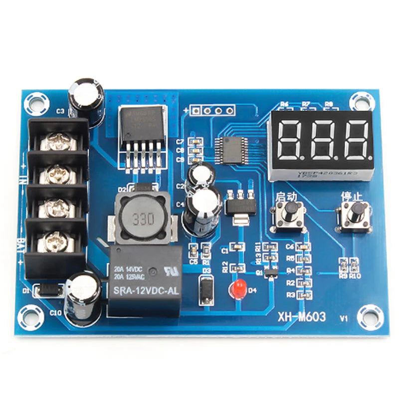 XH-M603 12-24V Lithium Battery Charge Control Module with LED Display and Protection