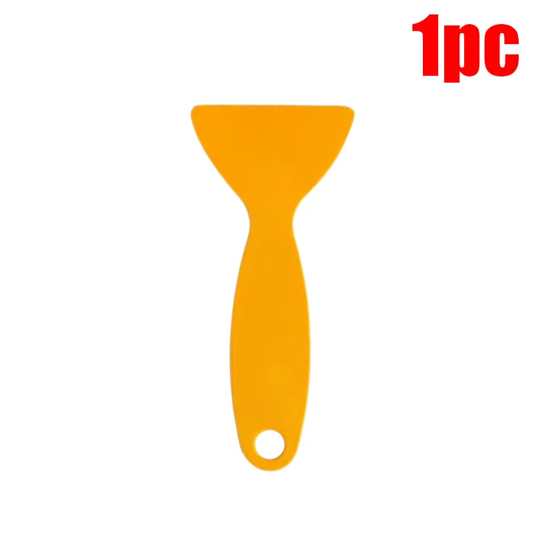 Yellow Scraper Car Film Application Tools Universal Auto Film Wrap Tint Tinted Sticker Scraper Hard Sticker Smooth Squeegee Kit