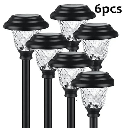 Solar Pathway Garden Lights Outdoor Waterproof LED