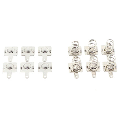 10 Pairs Battery Spring Contact Replacement Metal Batteries Spring Contact Plate For AA AAA Batteries