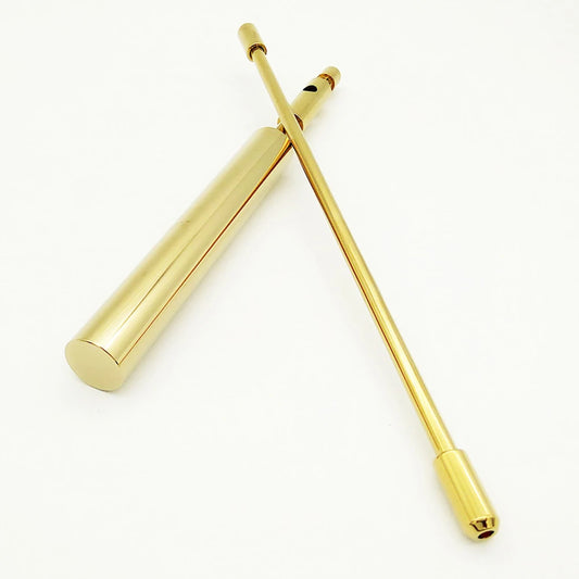 1pcs Pure Copper Probe Treasure Hunting Divination Tool Copper Rod Water Rods Handle Height 17 Cm Hand Length 21cm